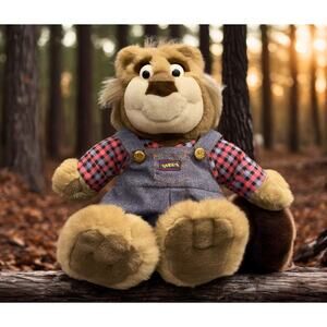 Tyco Real Talkin' Bubba Bear Plush Talking Stuffed Animal Working Vintage 1997